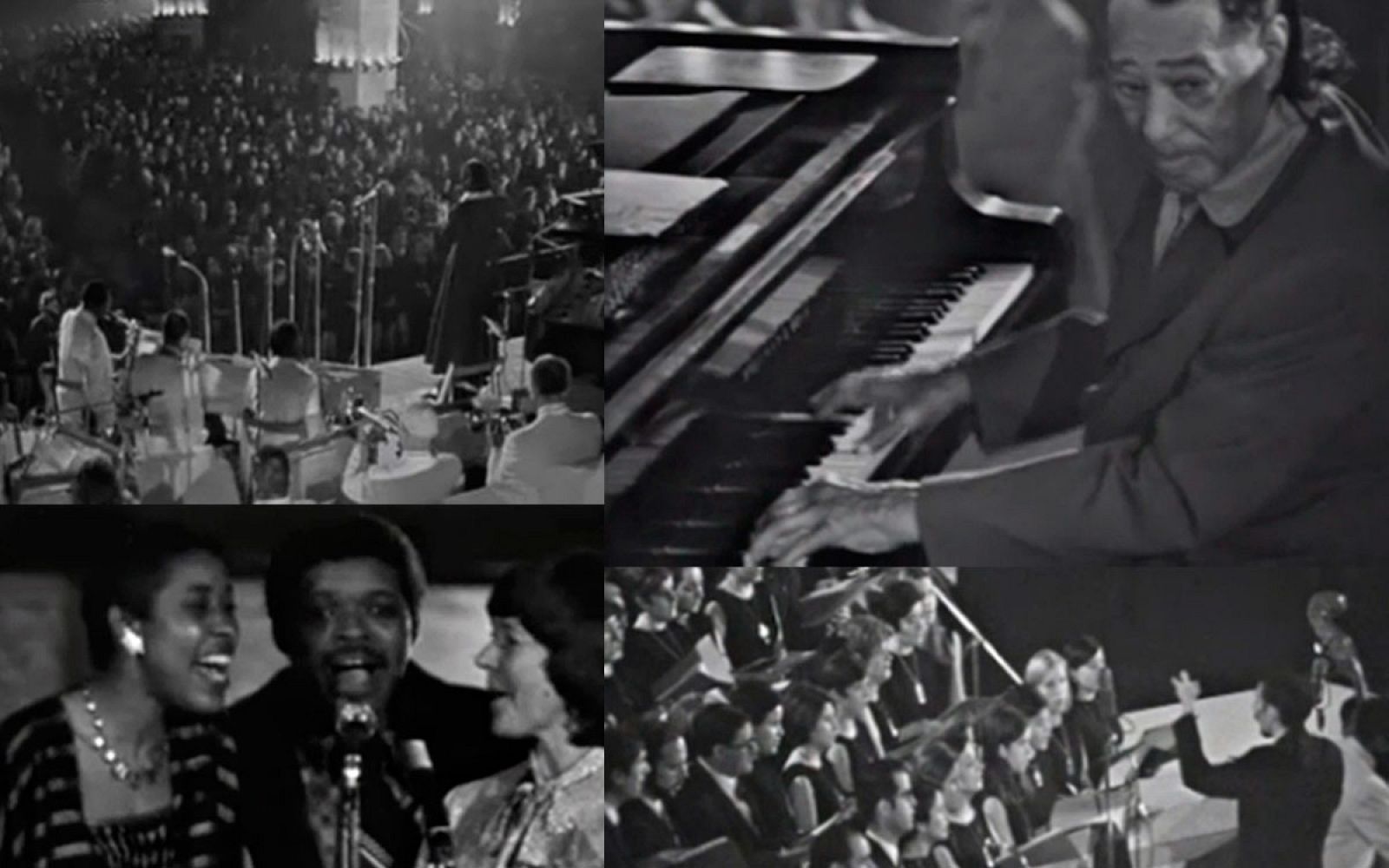 Duke Ellington trajo a toda su orquesta y cantantes de Estados Unidos y contó con la Coral Sant Jordi y músicos que más tarde formaron La Locomotora Negra