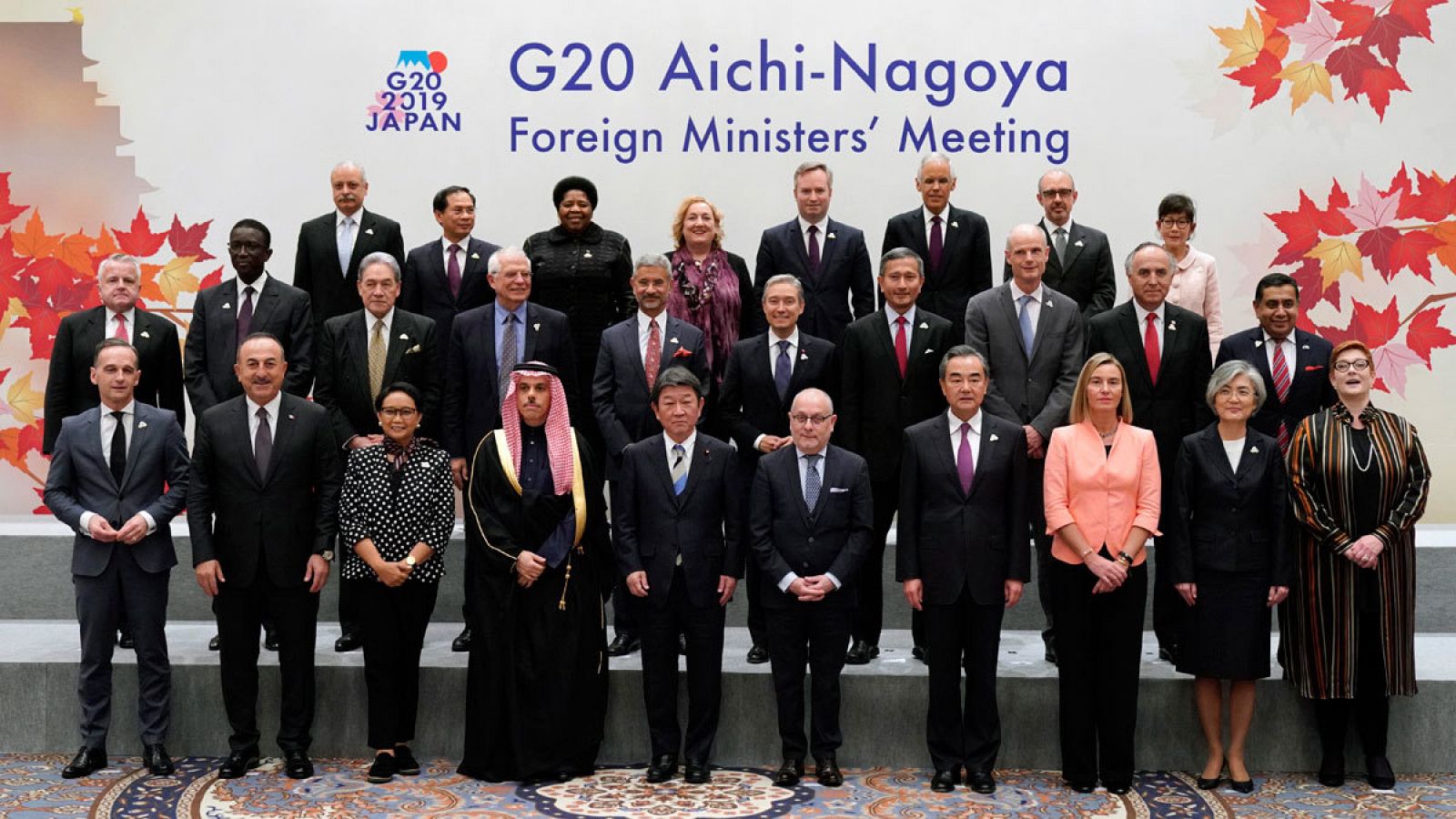 Representantes de los Ministerios de Asuntos Exteriores de los países del G20 en Nagoya (Japón)