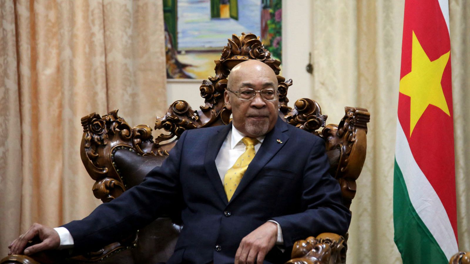 El presidente de Surinam, Desi Bouterse, en una imagen de julio de 2019.