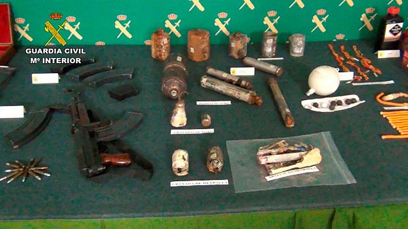 Desmantelan un taller de armas y explosivos en un piso en Miranda (Burgos)