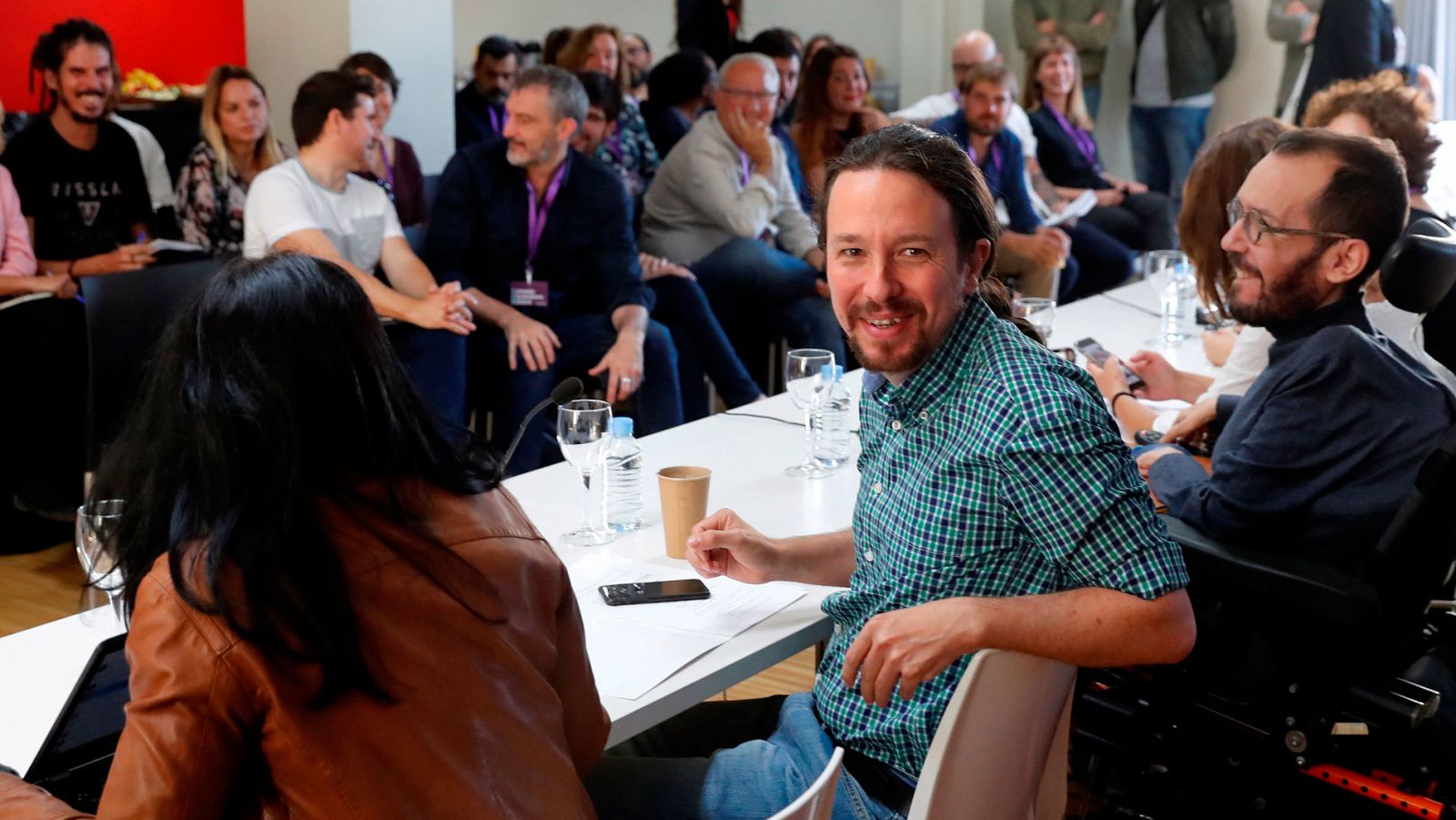 Imagen de una reunión del Consejo Ciudadano Estatal de Podemos.