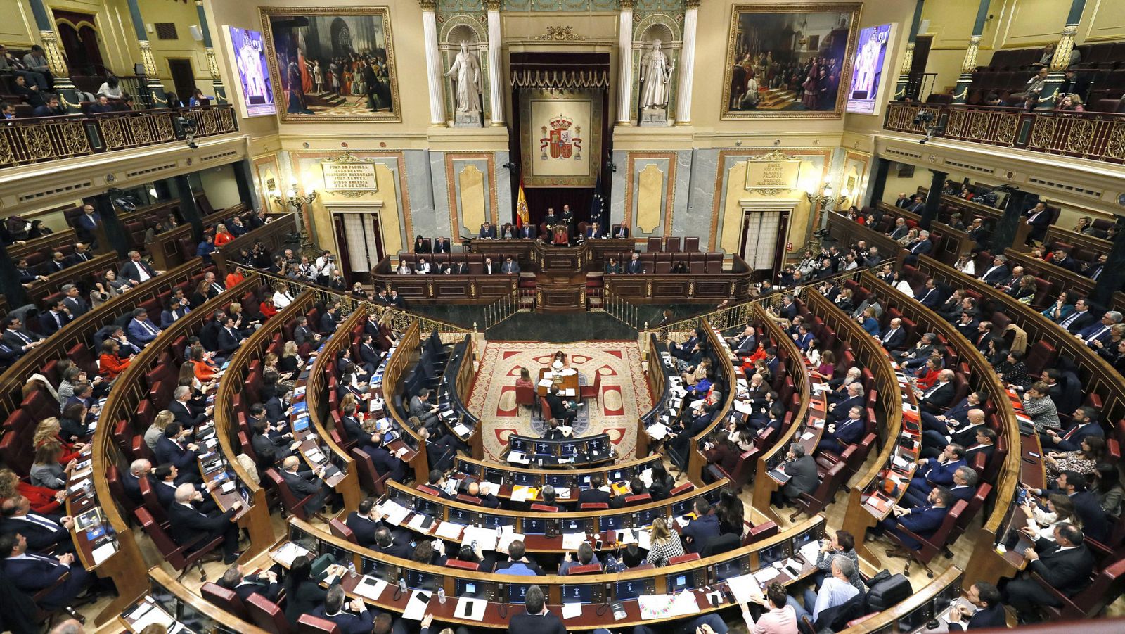 Vista del Congreso de los Diputados.