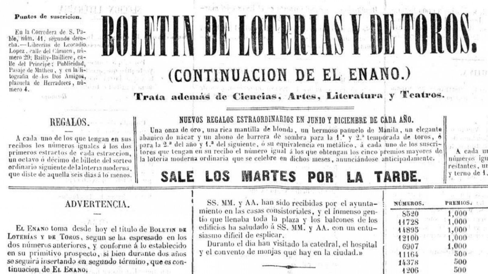 Boletin de Loterías y de Toros