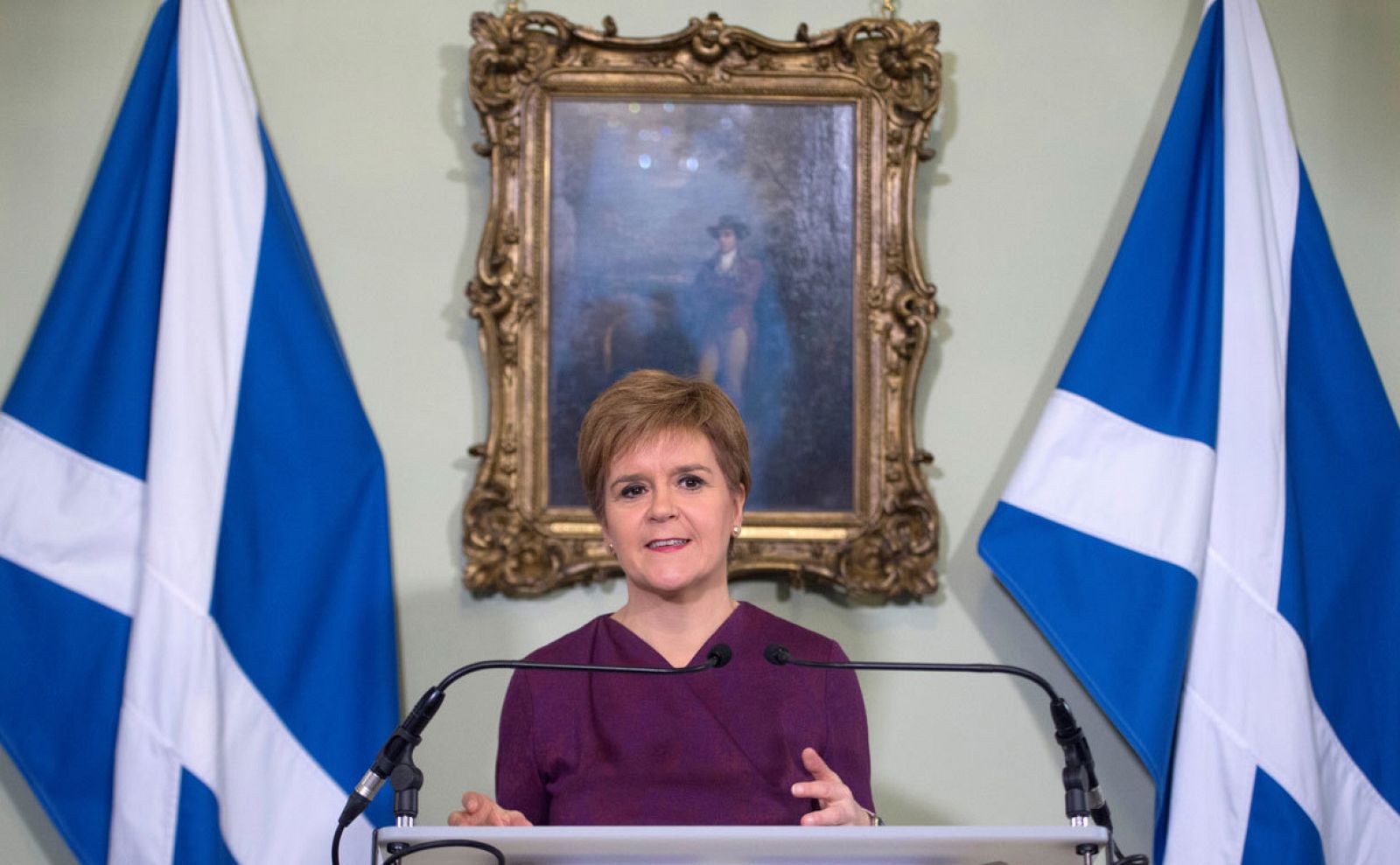 La ministra principal de Escocia, la nacionalista Nicola Sturgeon.