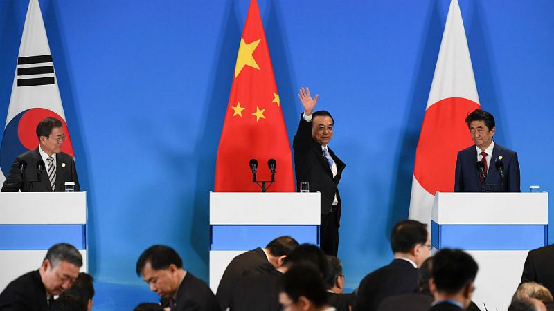 El encuentro entre China, Japón y Corea del Sur para buscar un acuerdo
