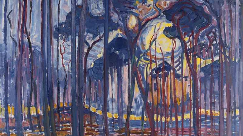 'Bosque cerca de Oele', Piet Mondrian, 1908