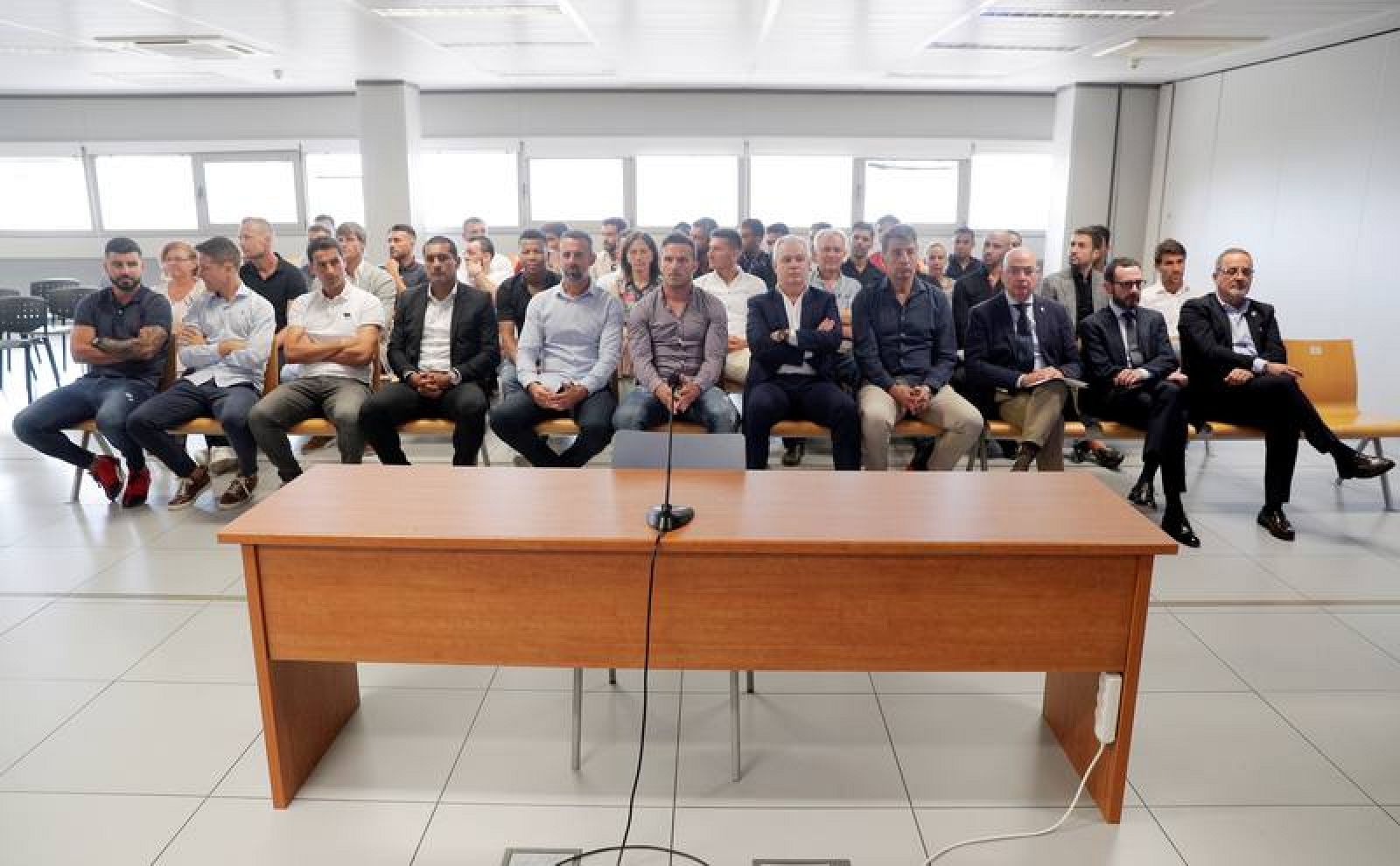 Una sesión del juicio por el posible amaño del Levante-Zaragoza 