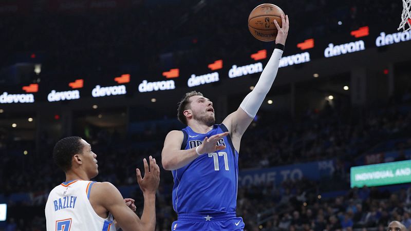 Luka Doncic, en una imagen frente a OKC
