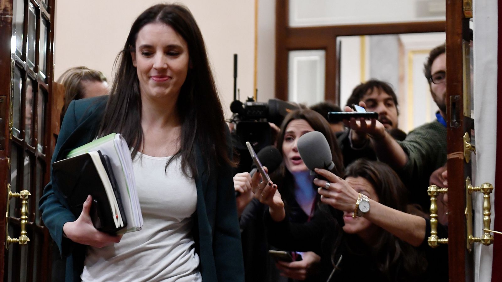 La portavoz parlamentaria de Unidas Podemos, Irene Montero, será ministra de Igualdad