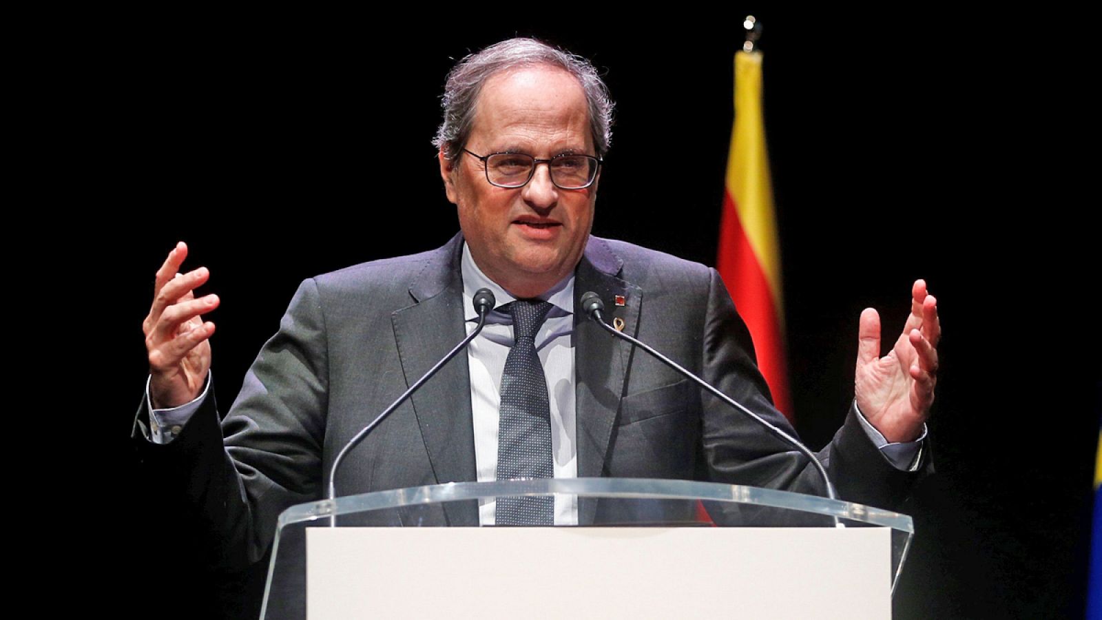 El presidente de la Generalitat, Quim Torra