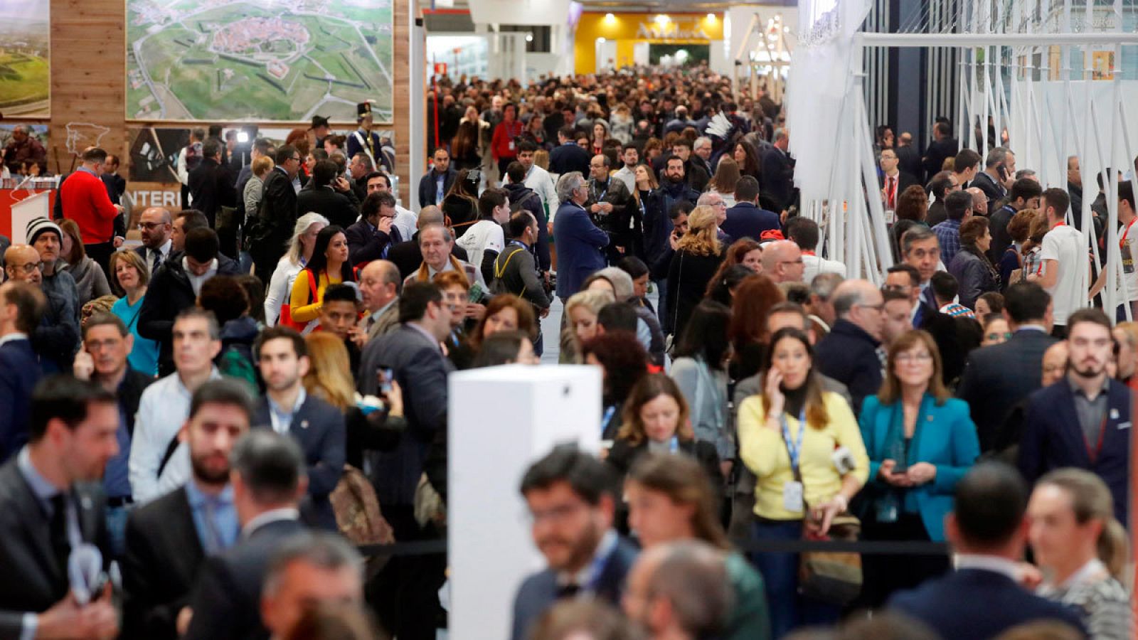 Vista general de los asistentes a la 40º edición de Fitur