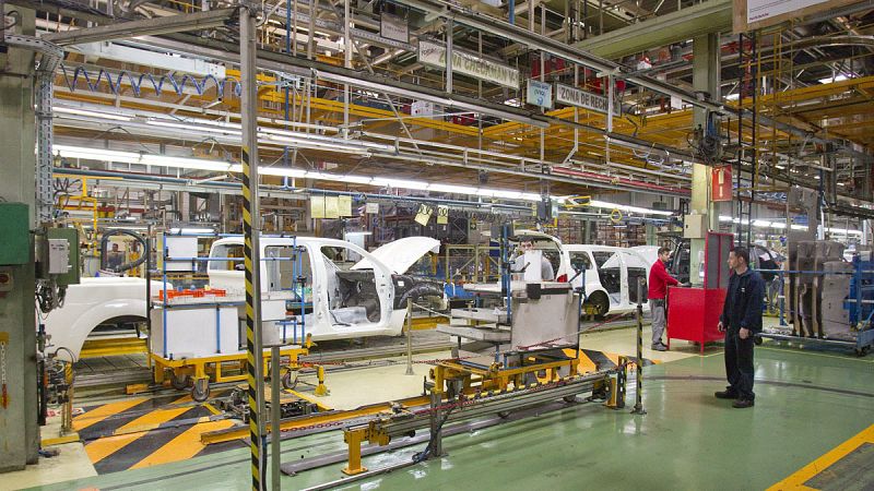 Interior de la planta de Nissan en Barcelona, en una imagen de 2013. 