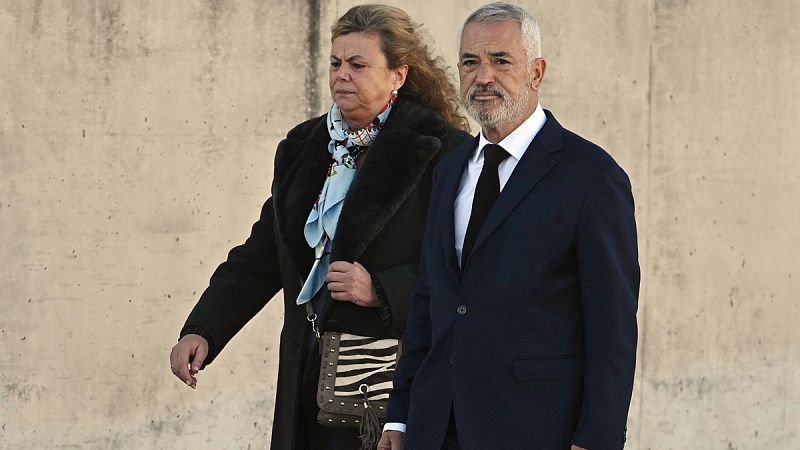 El presidente de Ausbanc, Luis Pineda, llega a la Audiencia Nacional