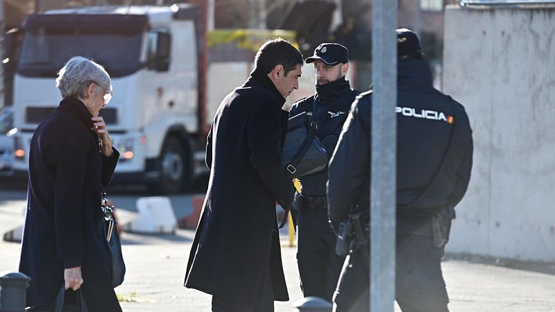 El mayor de los Mossos Josep Lluis Trapero, a su llegada a la Audiencia Nacional