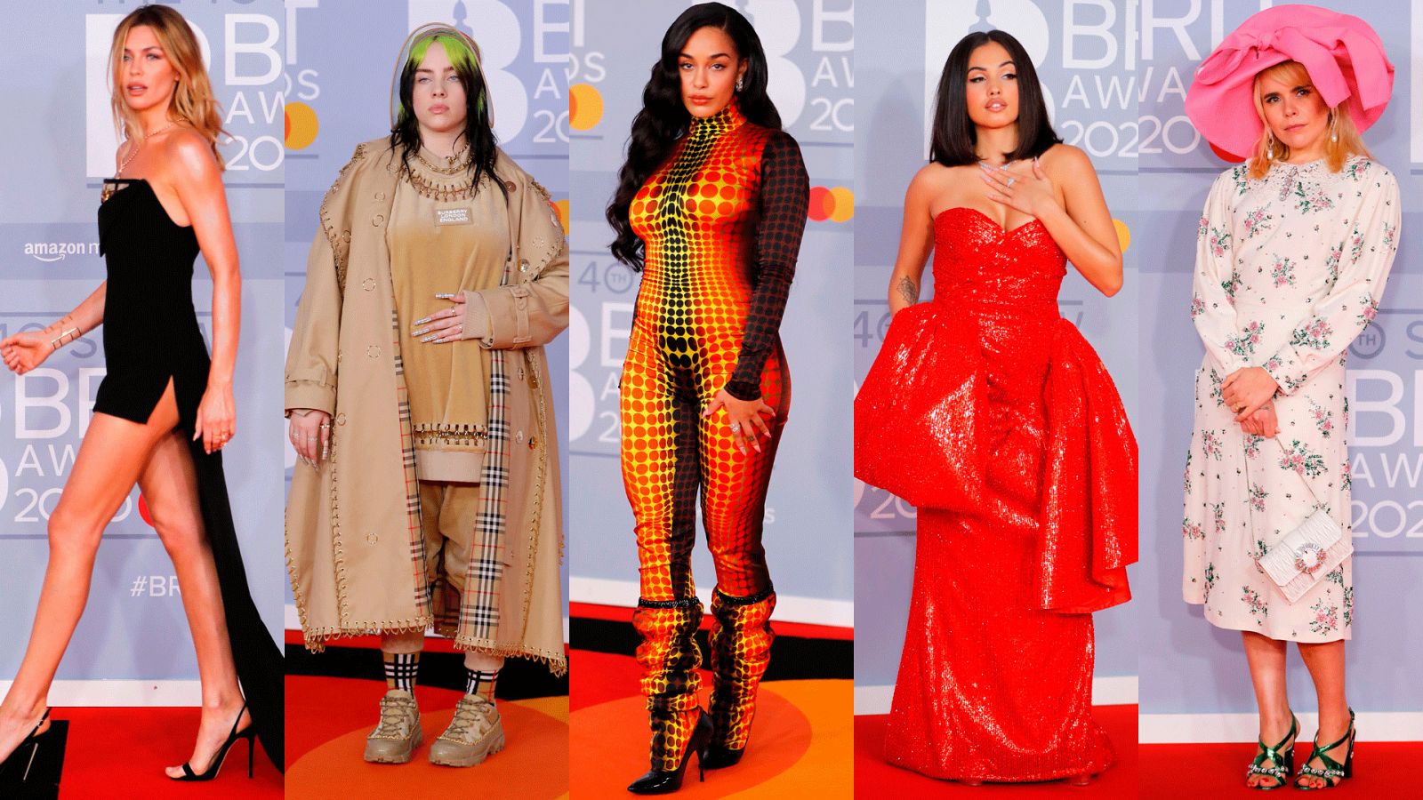 La alfombra roja de los Brit Awards 2020