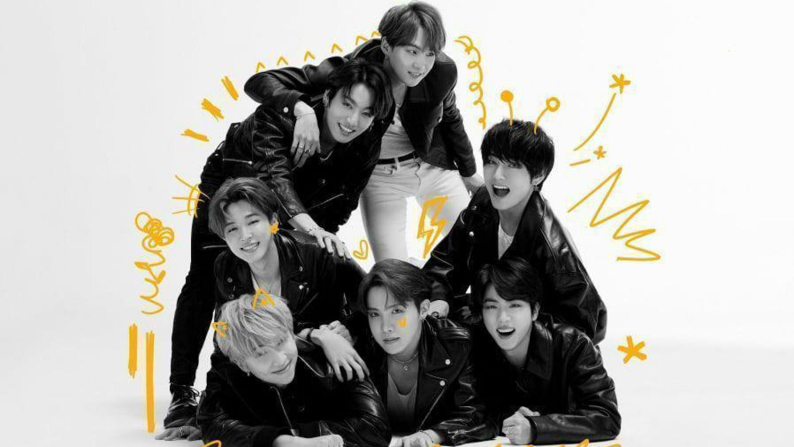 Jin, Suga, Jimin, V, RM, Jungkook y J-Hope integran el grupo de música K-Pop BTS