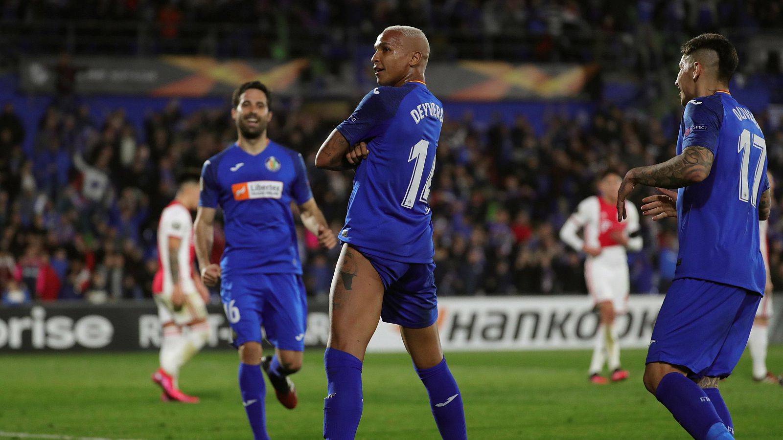 El Getafe vence al Ajax con un tanto de Deyverson