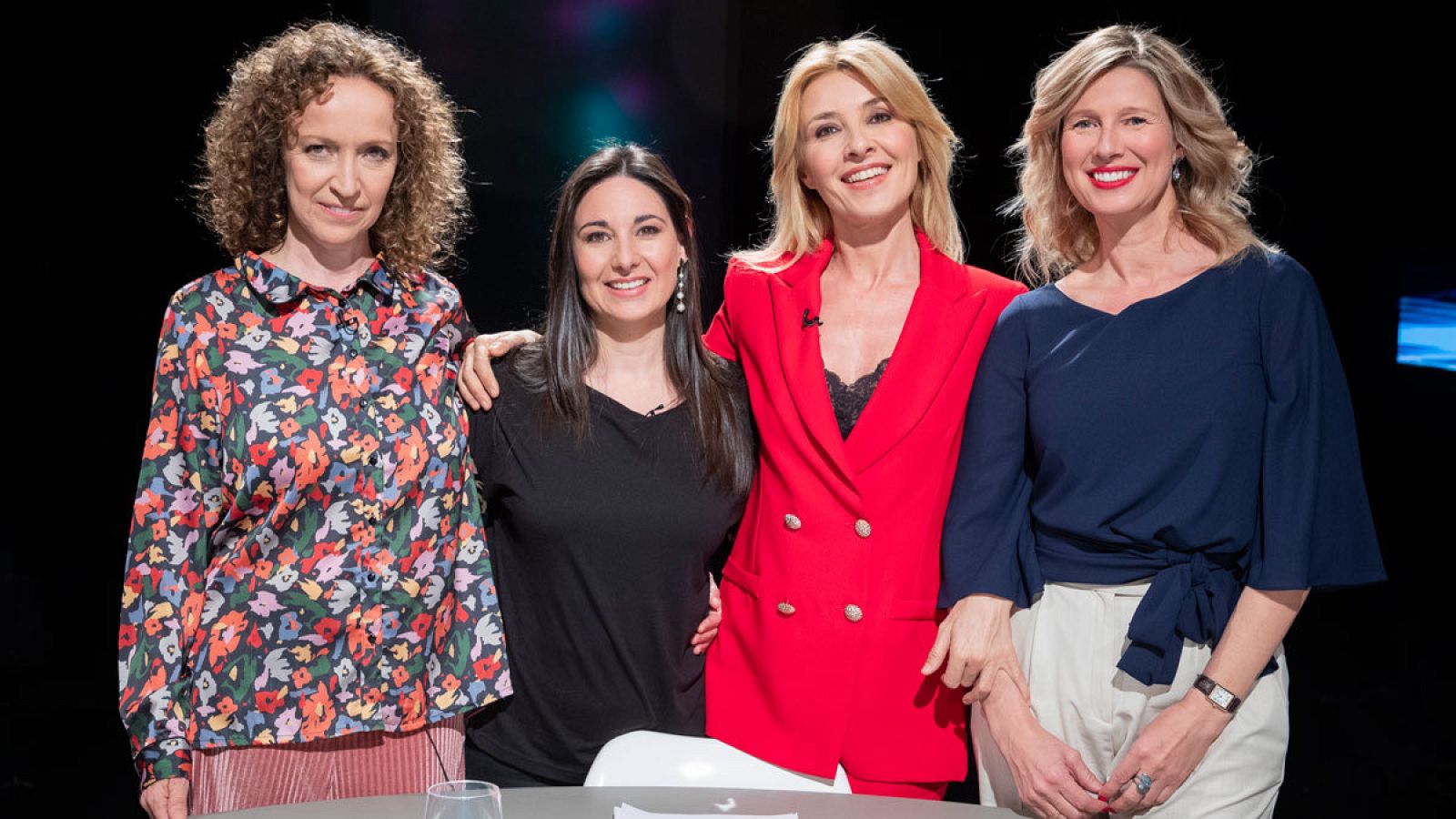 Daniela Fejerman,  Anna Badía, Cayetana Guillén Cuervo y Anne Igartiburu