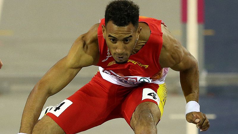 Orlando Ortega, una de las estrellas del Campeonato de España de atletismo en pista cubierta.