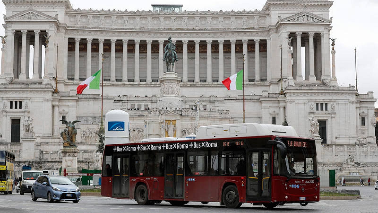 La plaza Venecia de Roma
