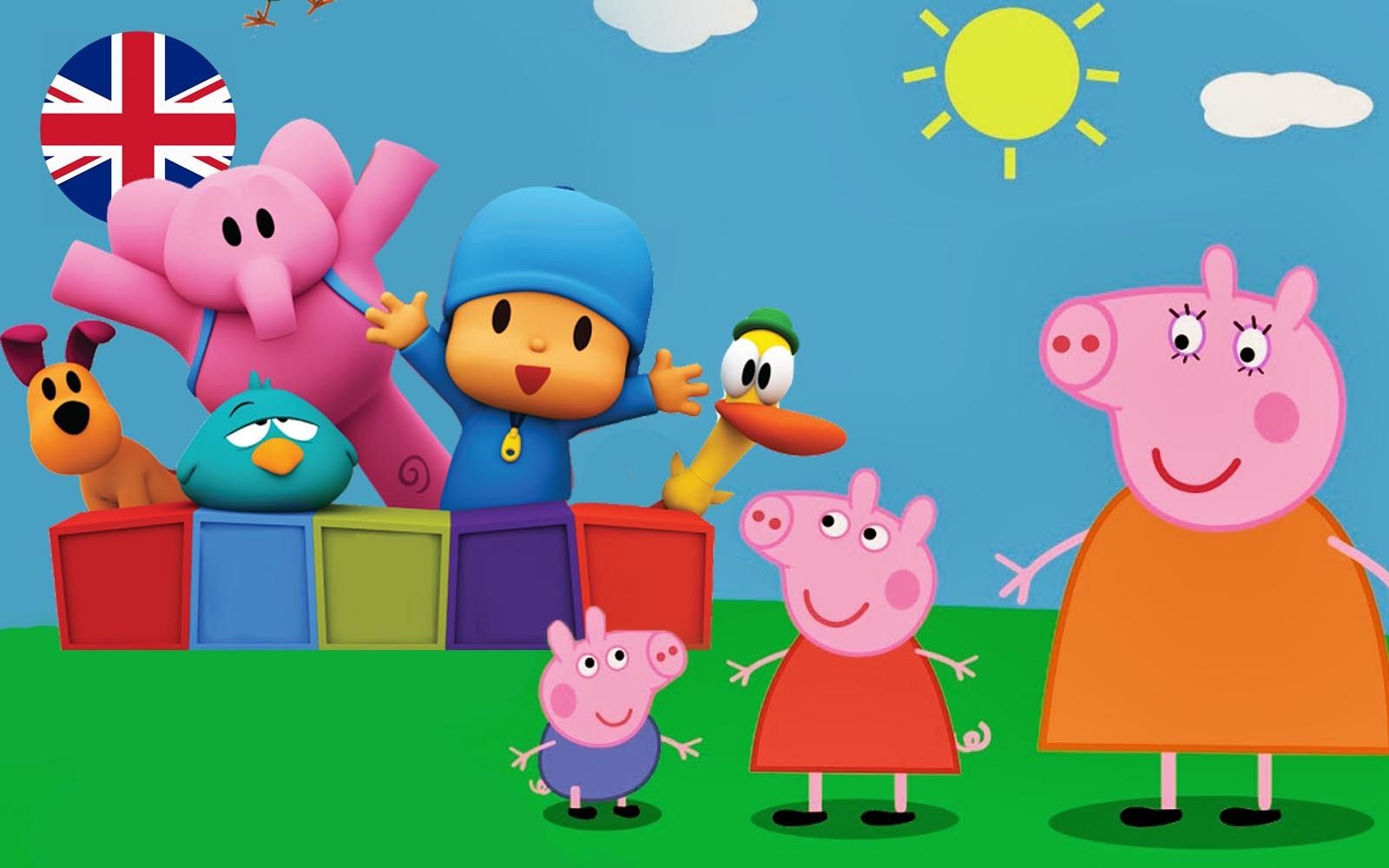  Pocoyó, Peppa Pig y el resto de series de Clan, disponibles también en inglés