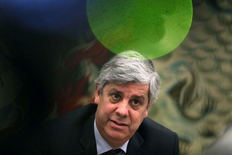 El ministro de Finanzas de Portugal y presidente del Eurogrupo, Mário Centeno