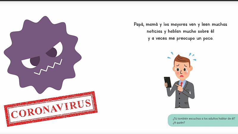 Imagen del cuento online 'Rosa contra el virus'