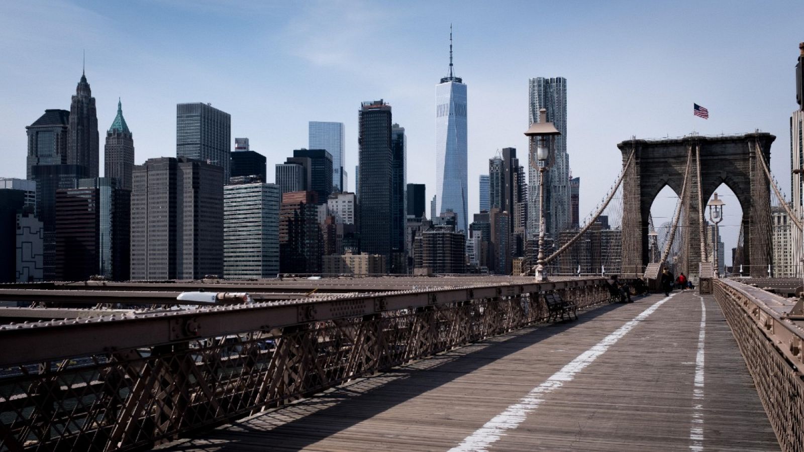 El puente de Brooklyn en Nueva York