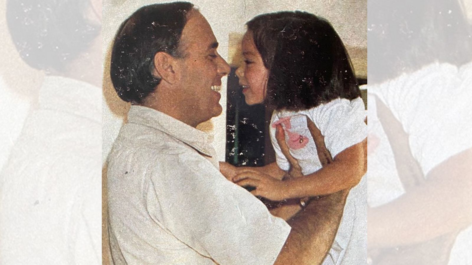 Carlos Falcó y su hija Tamara cuando era pequeña