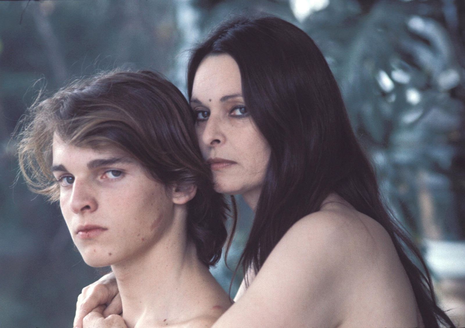 Lucía Bosé y Miguel Bosé