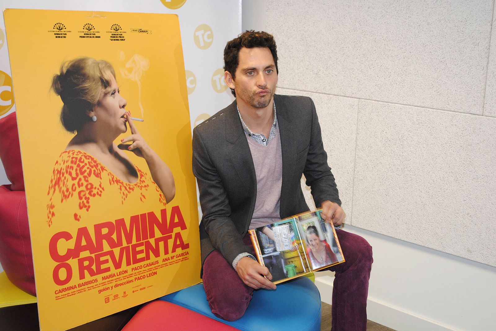 Paco León durante la presentación del DVD de la película 'Carmina o revienta'