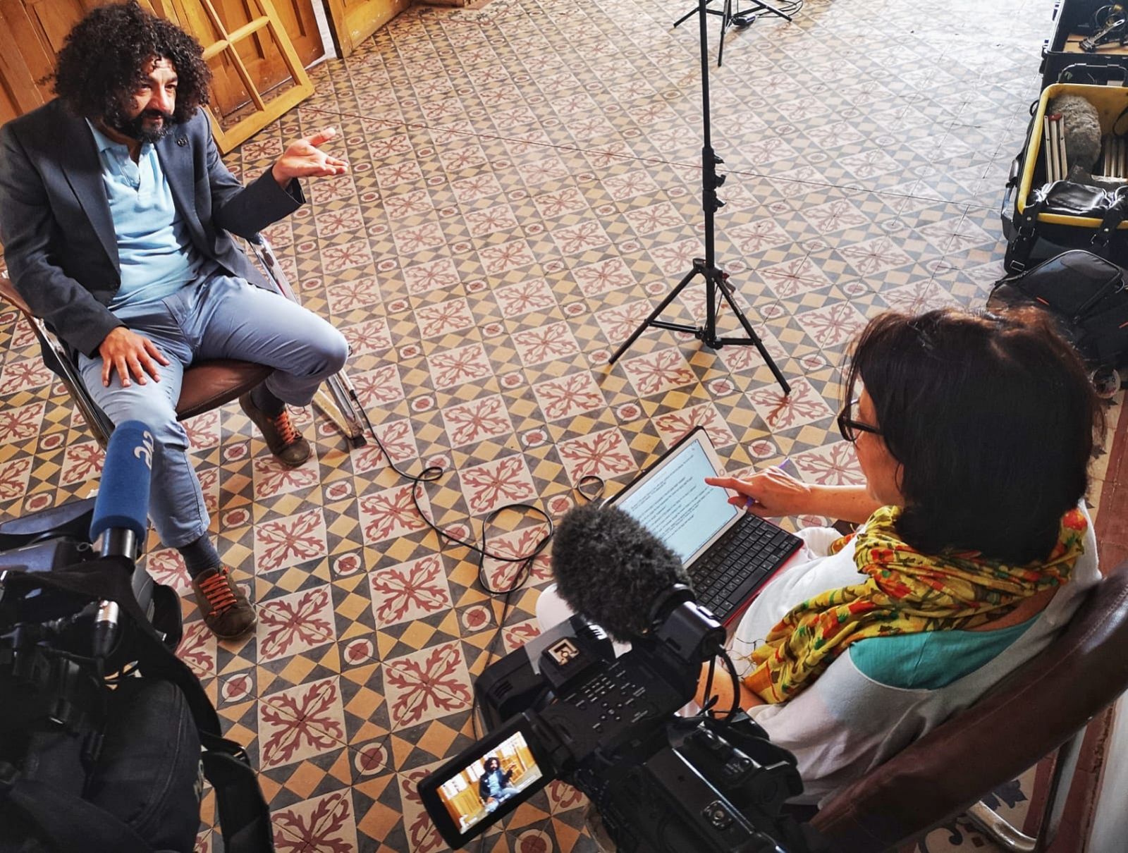 El cineasta irakí , Mohamed Al-Daradji, habla con 'En Portada'
