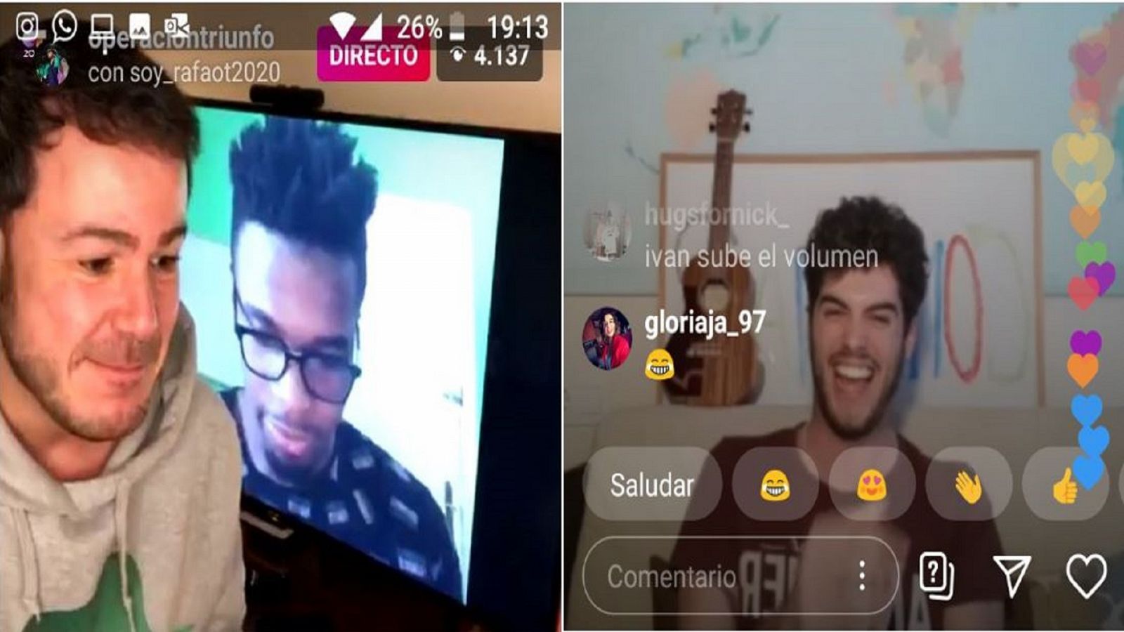Imagen del segundo programa de "Confina2" de Rafa Romera e Ivan Labanda en Instagram