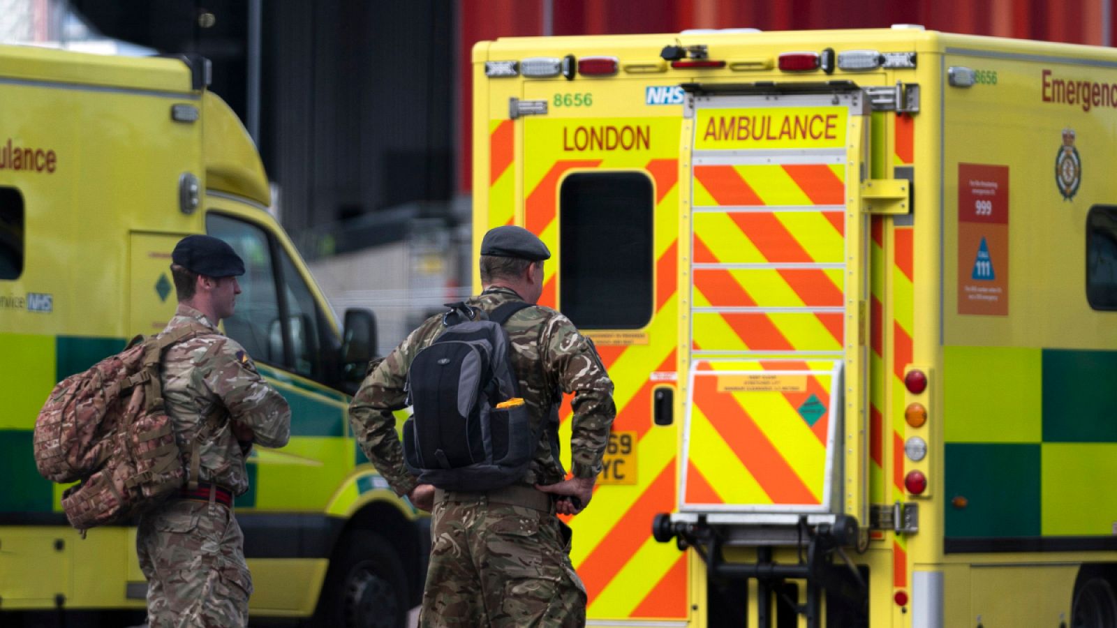 Imagen de un ambulancia de Londres