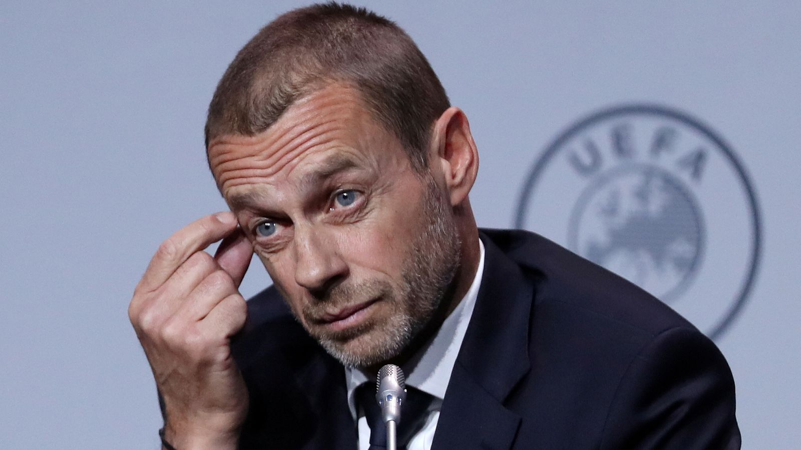 El presidente de la UEFA, Aleksander Ceferin.