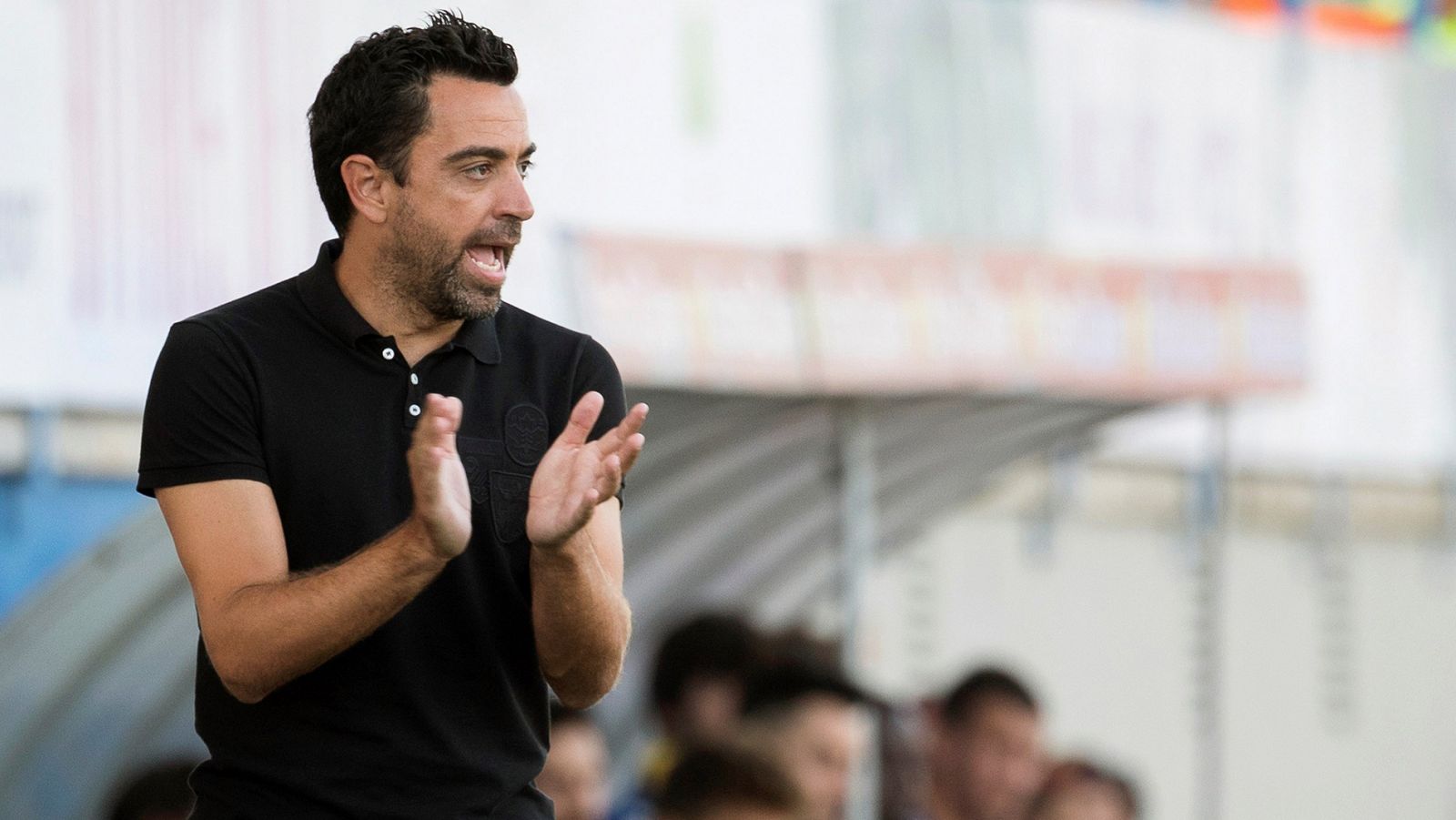 Xavi Hernández, en un partido con Al-Sadd.