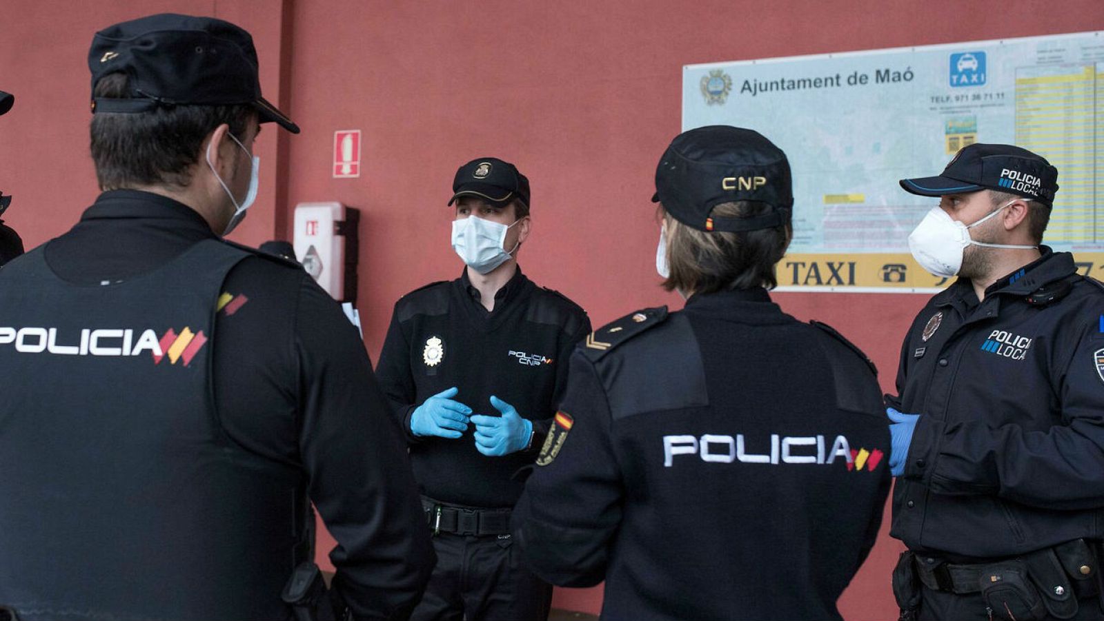 Miembros de la Policía Nacional.