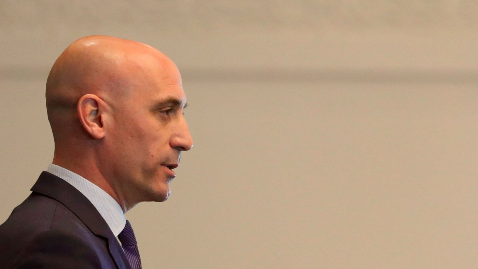 El presidente de la Real Federación Española de Fútbol (RFEF), Luis Rubiales.