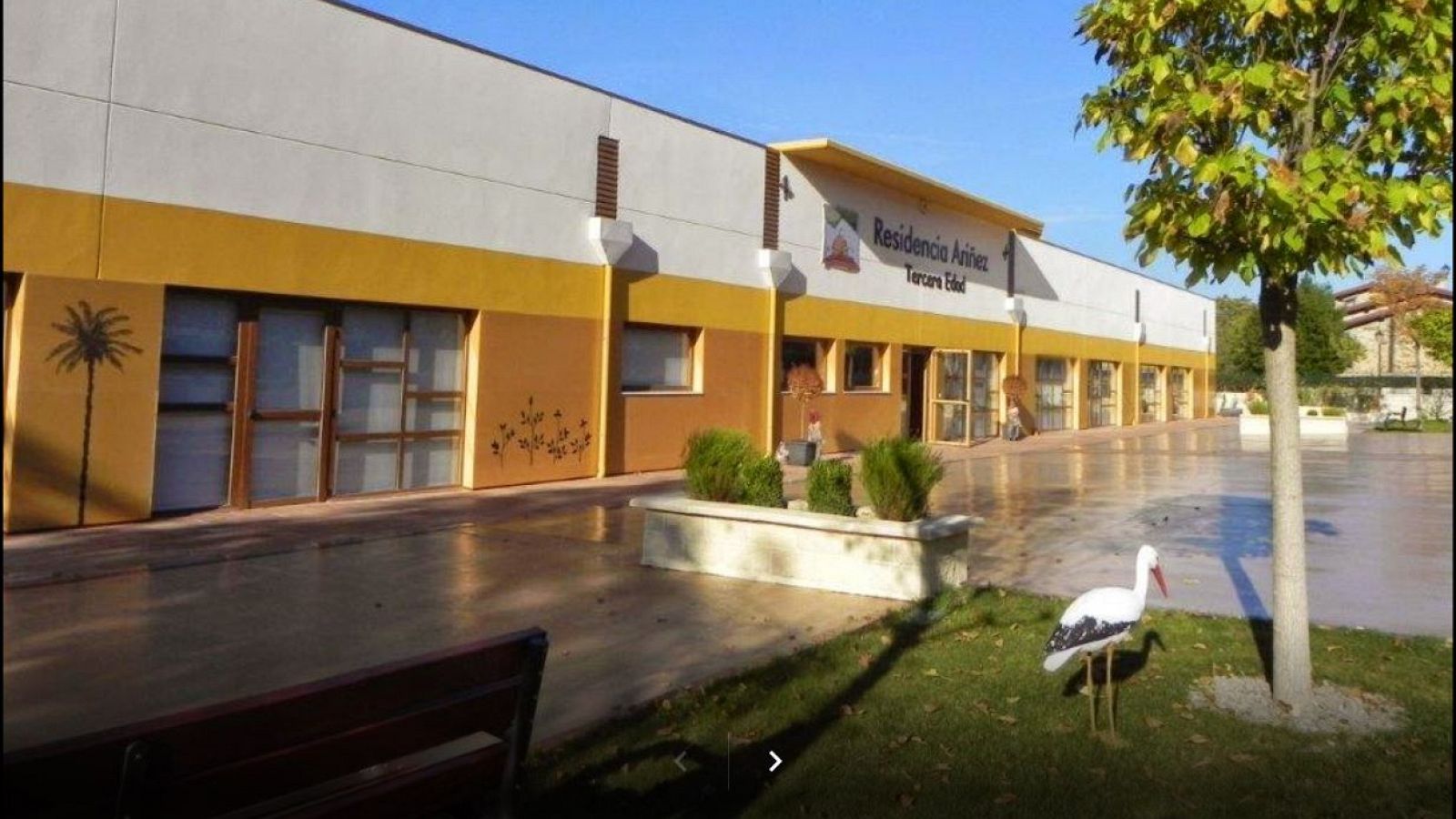 Vista de la residencia Ariñez, en el pueblo alavés del mismo nombre