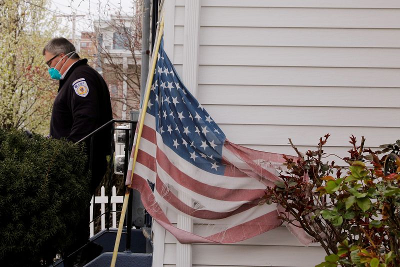 FILE PHOTO: Outbreak of the coronavirus disease (COVID-19) in Massachusetts