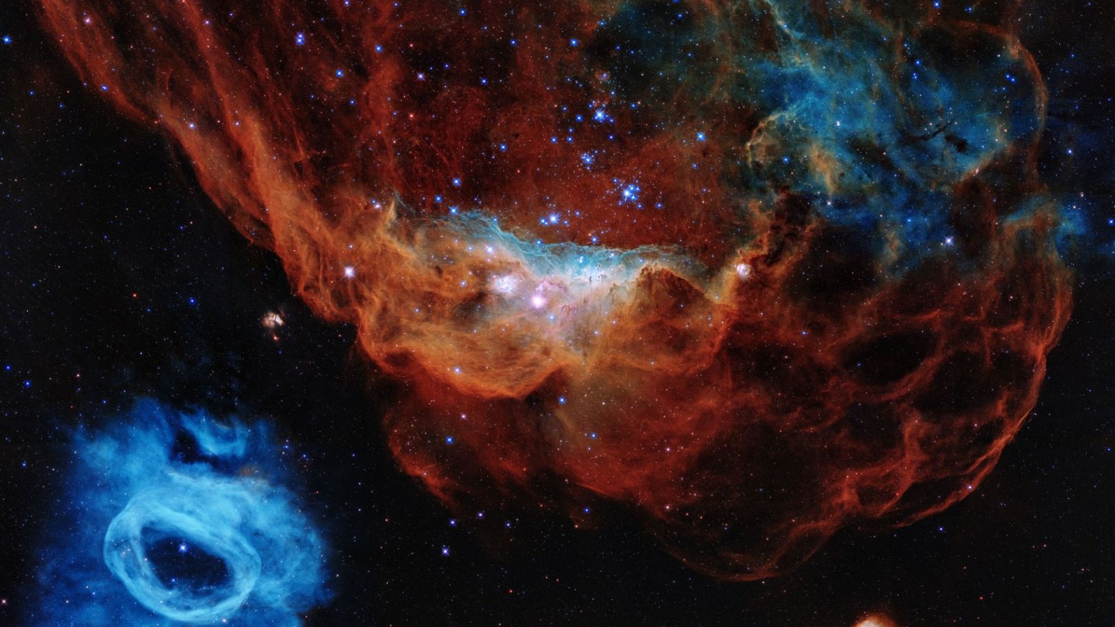 Arrecife cósmico para celebrar el 30 cummpleaños del Hubble
