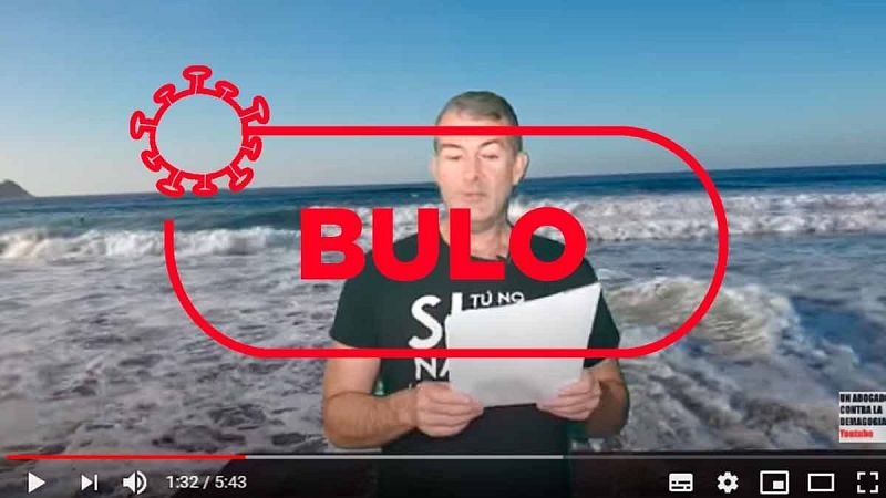 Captura del nuevo bulo apoyado en un vídeo de YouTube que recicla dos falsas informaciones ya desmentidas por Verifica RTVE.