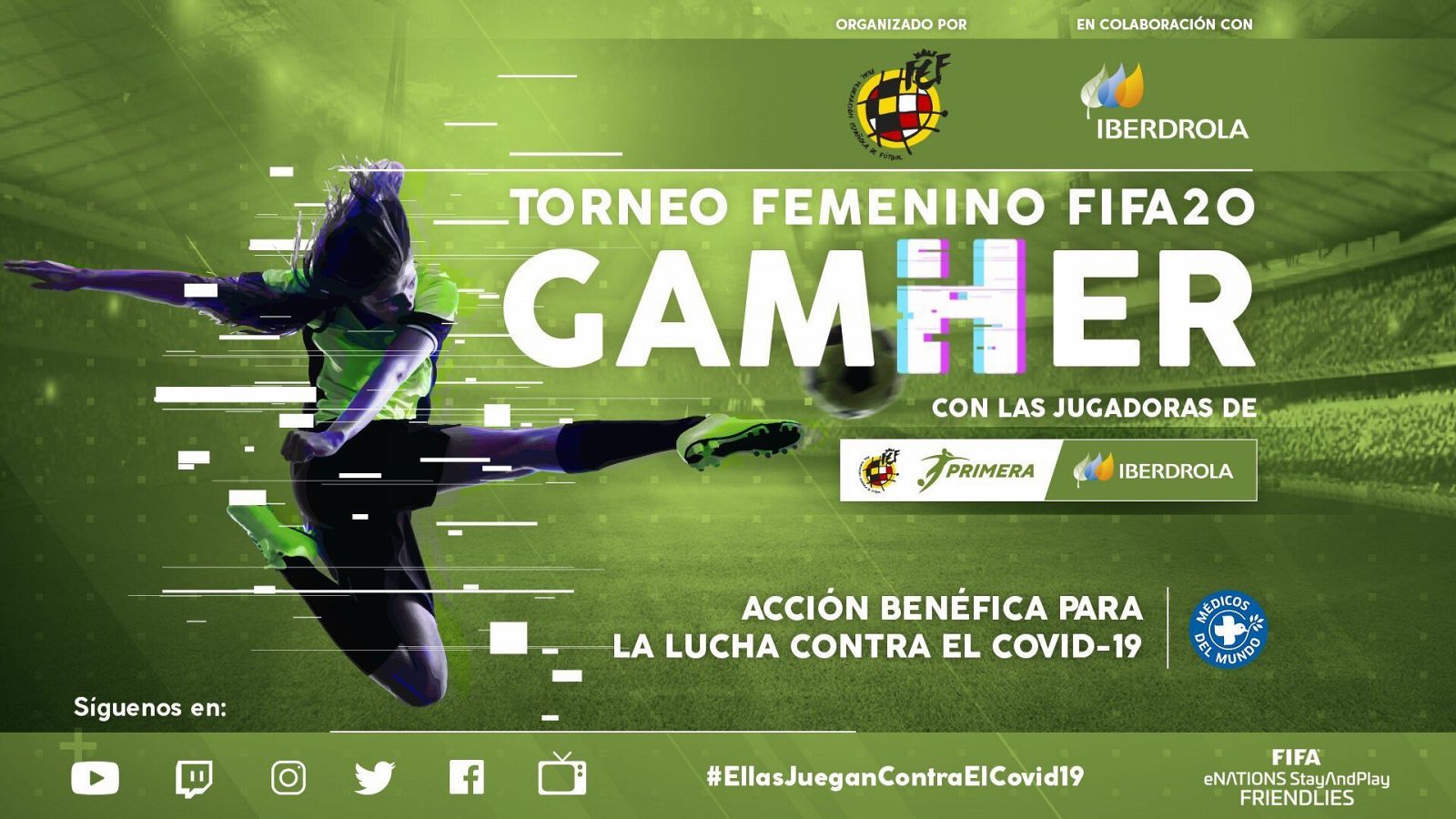 Torneo femenino GamHer de fútbol online