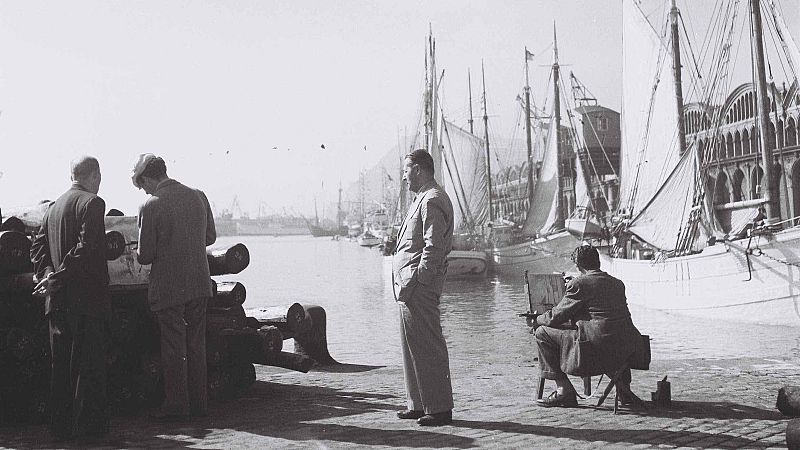 La mayoría de las fotos están tomadas en Cataluña en los años 40, 50 y 60 del pasado siglo