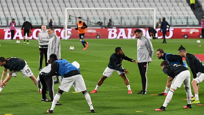 Imagen: La Juventus entrena en grupo el pasado 8 de marzo de 2020