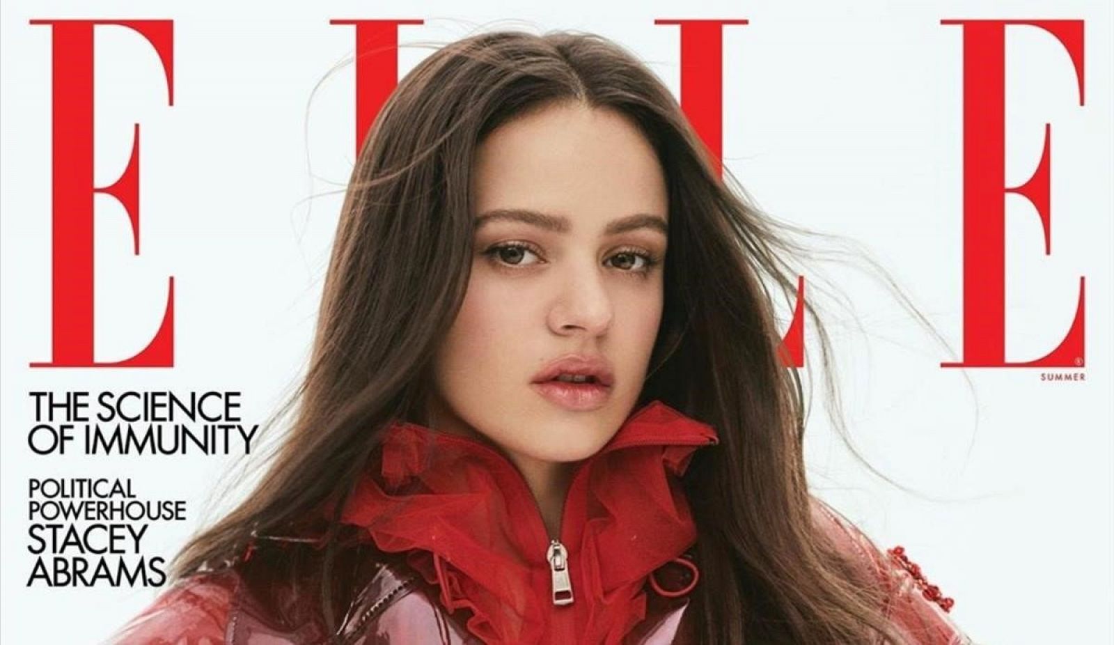 Rosalía posa para la edición de verano de la edición norteamericana de ELLE.