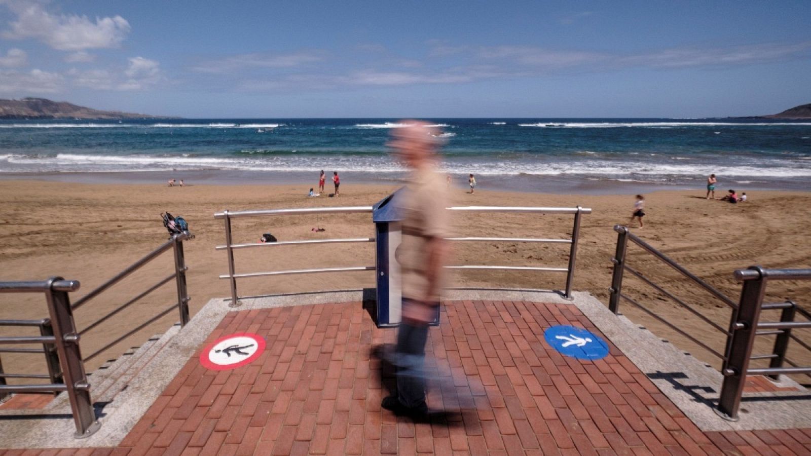 Playa de Las Canteras en Las Palmas de Gran Canaria 