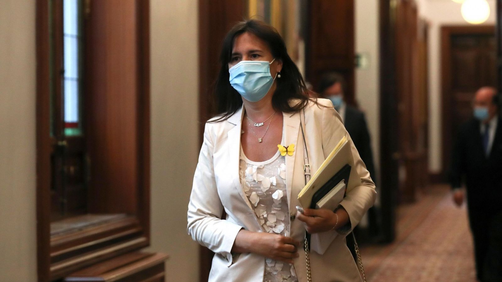 La diputada de JxCat, Laura Borrás, en el Congreso de los Diputados