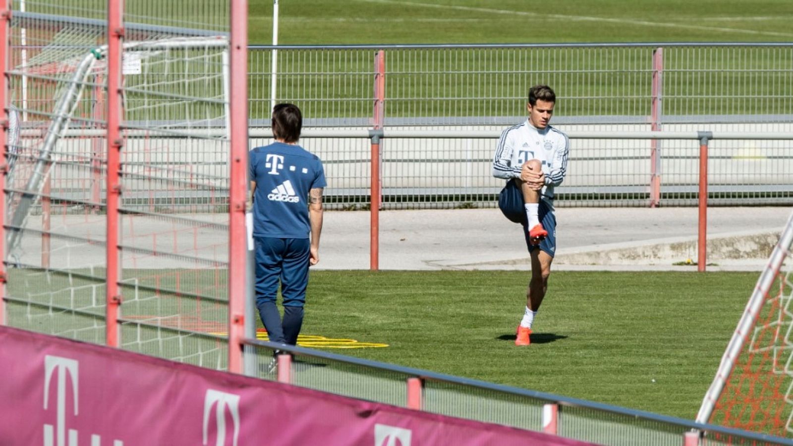 Imagen de Philipe Coutinho durante un entrenamiento con el Bayern.