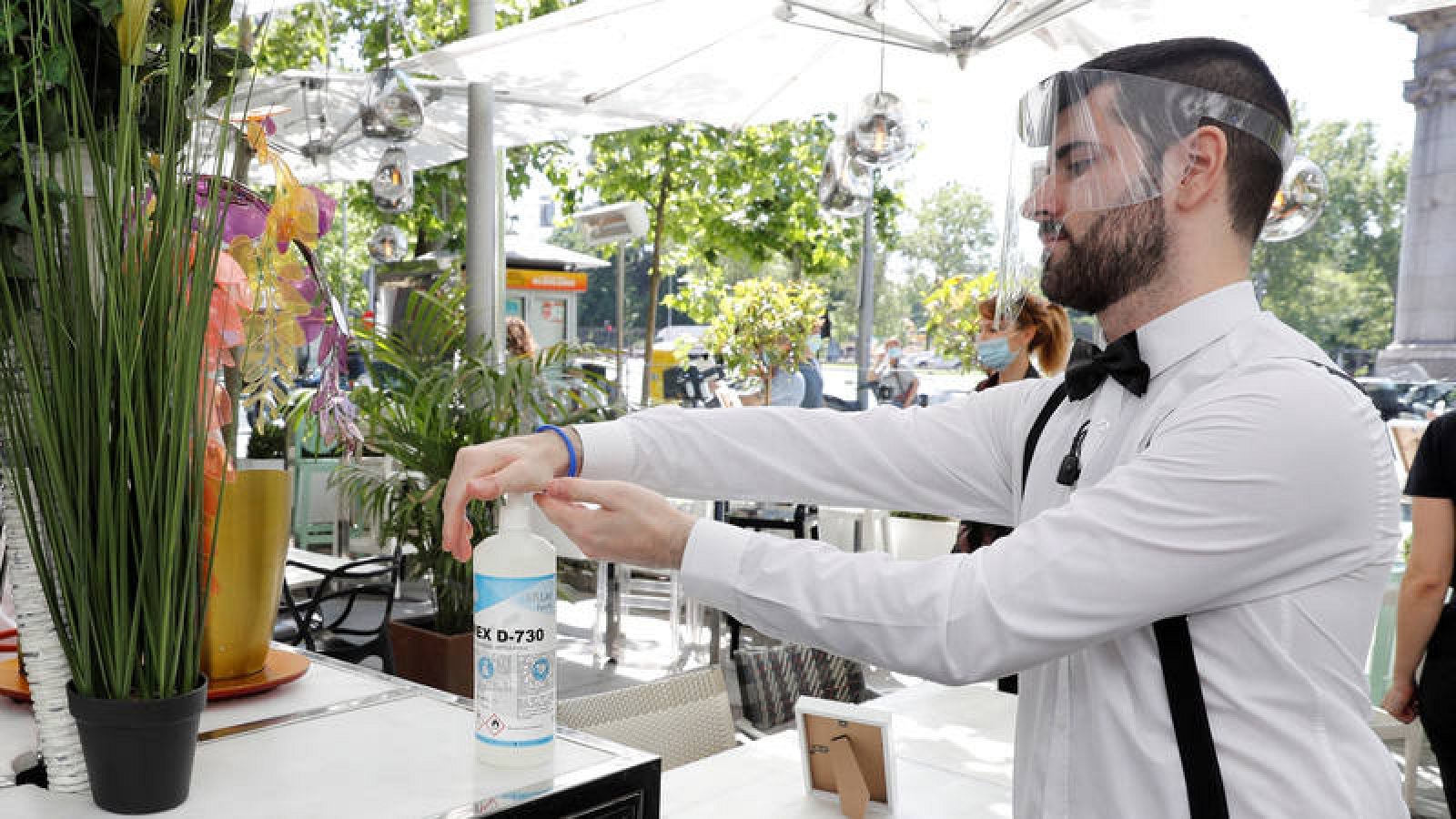 Terraza madrileña que ofrece ocio nocturno